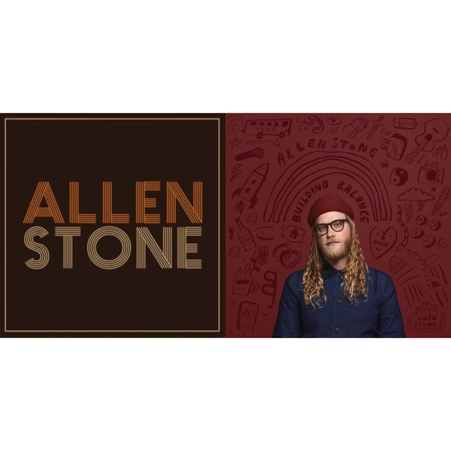 Allen Stone (10Th Anniversary/Gold Nugget LP Vinyl) (I) & Building Balance (Blue & Red LP Vinyl)