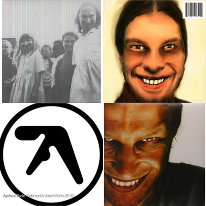 This is a 4 LP Vinyl SKU bundle.
1.This LP Vinyl is brand new.Format: LP VinylMusic Style: BreaksThis item's title is: Come To DaddyArtist: Aphex TwinLabel: Warp RecordsBarcode: 801061909413Release Date: 7/28/2017
2.This LP Vinyl is brand new.
