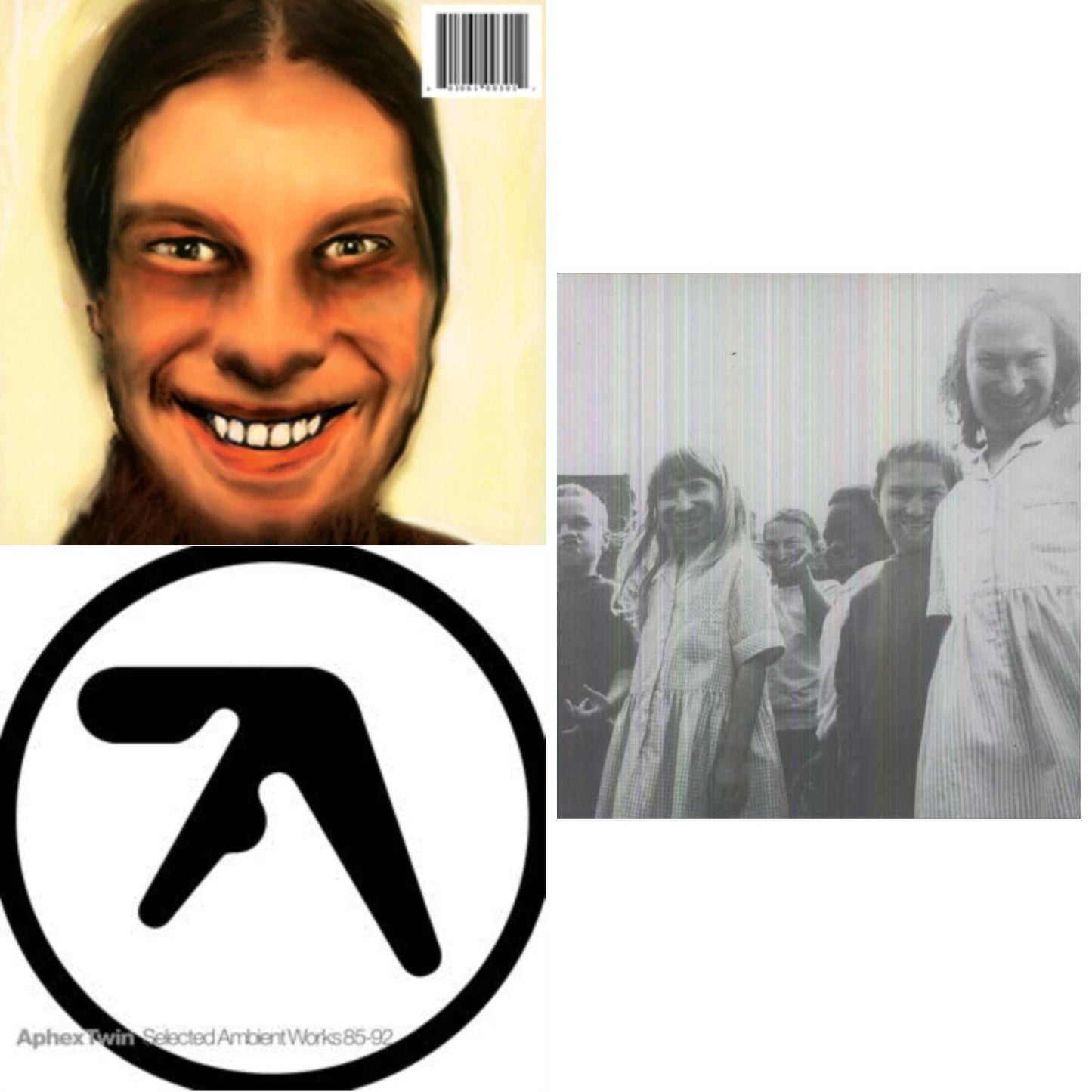 This is a 3 LP Vinyl SKU bundle.
1.This LP Vinyl is brand new.Format: LP VinylMusic Style: IDMThis item's title is: I Care Because You DoArtist: Aphex TwinLabel: WARP RECORDSBarcode: 801061003012Release Date: 7/28/2017
2.This LP Vinyl is brand new.