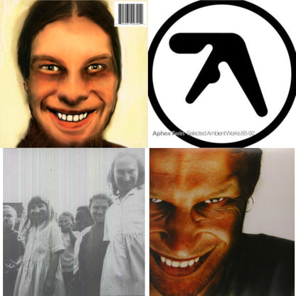 This is a 4 LP Vinyl SKU bundle.
1.This LP Vinyl is brand new.Format: LP VinylMusic Style: IDMThis item's title is: I Care Because You DoArtist: Aphex TwinLabel: WARP RECORDSBarcode: 801061003012Release Date: 7/28/2017
2.This LP Vinyl is brand new.