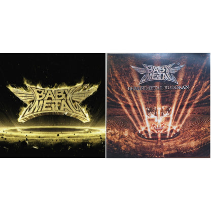 Metal Resistance (Gold & Black Splatter Vinyl/2LP) & 10 Babymetal Budokan (Crystal Clear Vinyl/2LP)