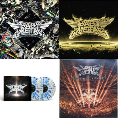 Metal Forth (X) & Metal Resistance (Gold & Black Splatter Vinyl/2LP) & Metal Galaxy (White & Blue Splatter Vinyl/2LP) & 10 Babymetal Budokan (Crystal Clear Vinyl/2LP)