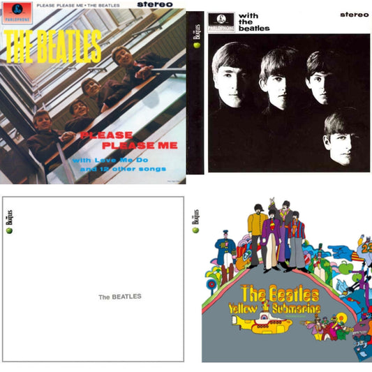 Please Please Me & With Beatles & Beatles & Yellow Submarine
