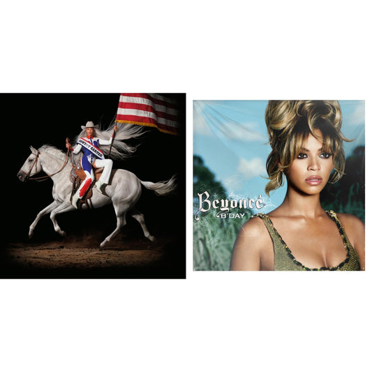 This is a 2 LP Vinyl SKU bundle.
1.This LP Vinyl is brand new.Format: LP VinylThis item's title is: Cowboy Carter (X) (2LP/180G)Artist: BeyonceBarcode: 196588949210Release Date: 6/28/2024
2.This LP Vinyl is brand new.