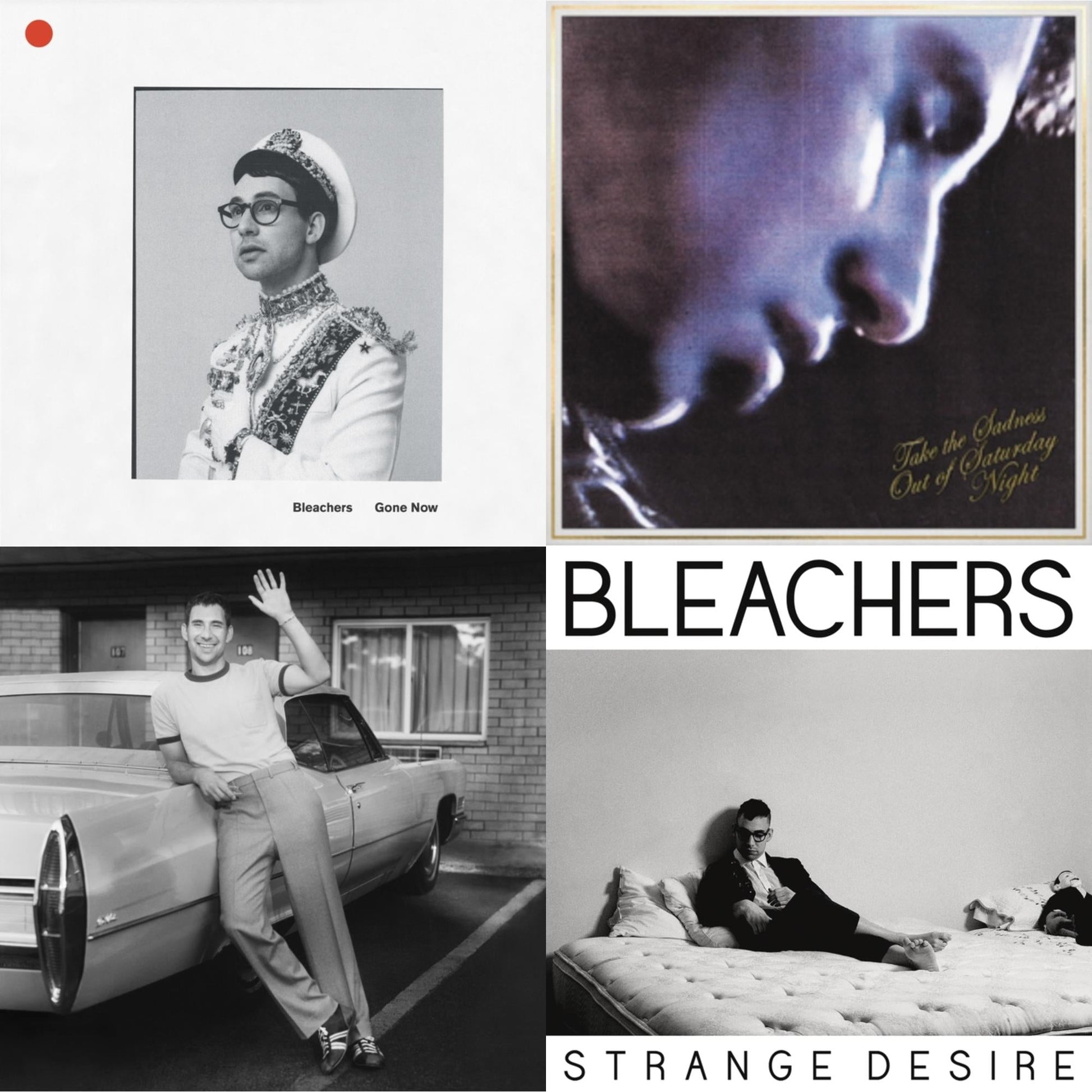 This is a 4 LP Vinyl SKU bundle.
1.This LP Vinyl is brand new.Format: LP VinylMusic Style: Alternative RockThis item's title is: Gone Now (180G/Gold Palate LP Vinyl)Artist: BleachersLabel: LEGACYBarcode: 194398634517Release Date: 6/11/2021
2.This LP Vinyl is brand new.