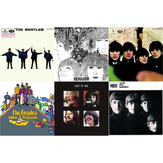 This is a 6 LP Vinyl SKU bundle.
1.This LP Vinyl is brand new.Format: LP VinylMusic Style: Rock & RollThis item's title is: Beatles For SaleArtist: BeatlesLabel: UMEBarcode: 094638241416Release Date: 11/13/2012
2.This LP Vinyl is brand new.