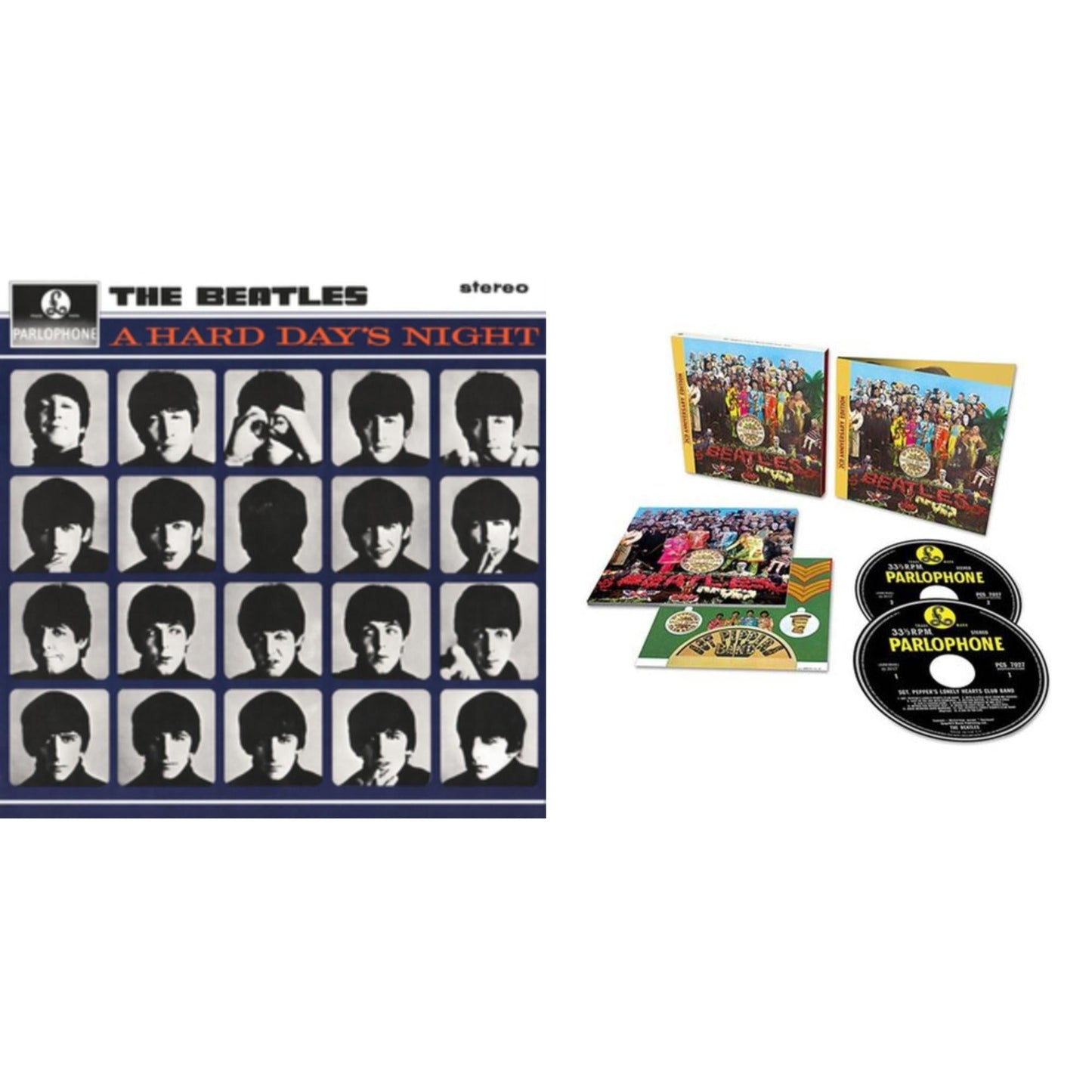 Hard Day's Night & Sgt. Pepper's Lonely Hearts Club Band (2CD)(Deluxe Edition)