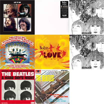 This is a 8 LP Vinyl SKU bundle.
1.This LP Vinyl is brand new.Format: LP VinylMusic Style: BeatThis item's title is: Please Please MeArtist: BeatlesLabel: ParlophoneBarcode: 094638241614Release Date: 11/13/2012
2.This LP Vinyl is brand new.