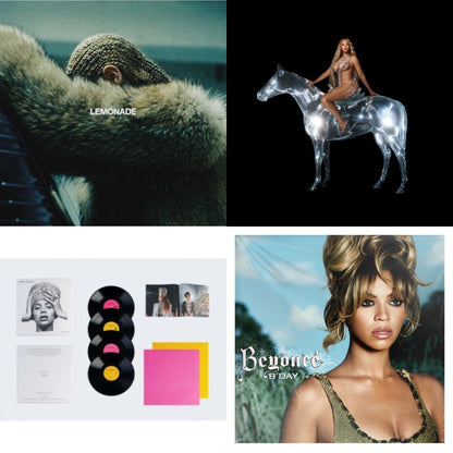Homecoming: The Live Album (4LP/Slipcase Jacket/Booklet) & Renaissance (X) (180G/2LP) & B'day (2LP/180G) & Lemonade (Limited 180G Yellow LP Vinyl/Dl Card Includes Audio & Video)