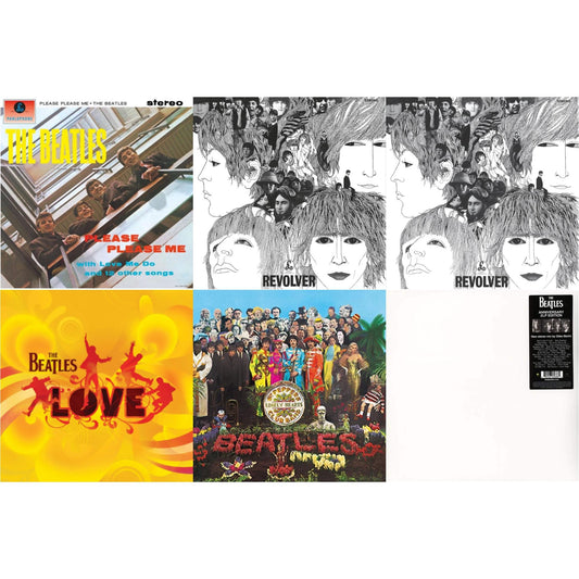 Please Please Me & Revolver Special Edition & Revolver - Special Edition (Picture Disc) & Love  & Sgt. Pepper's Lonely Hearts Club Band (2017 Stereo Mix/180G/Original Stencils) & Beatles (The White Album) (2LP)