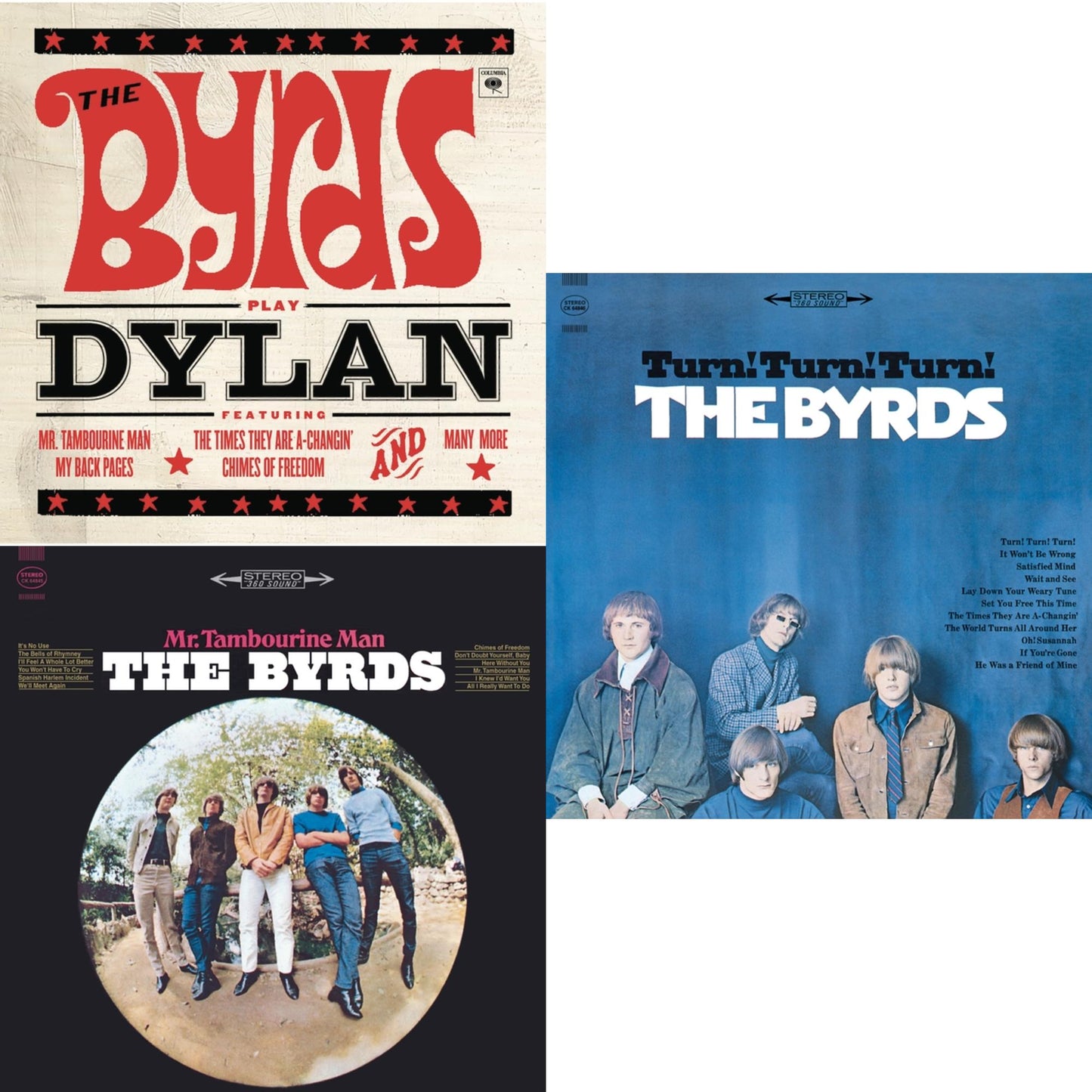 Byrds Play Dylan & Mr. Tambourine Man & Turn Turn Turn
