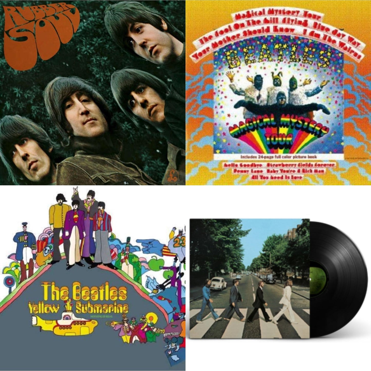 Rubber Soul & Magical Mystery Tour & Yellow Submarine & Abbey Road Anniversary