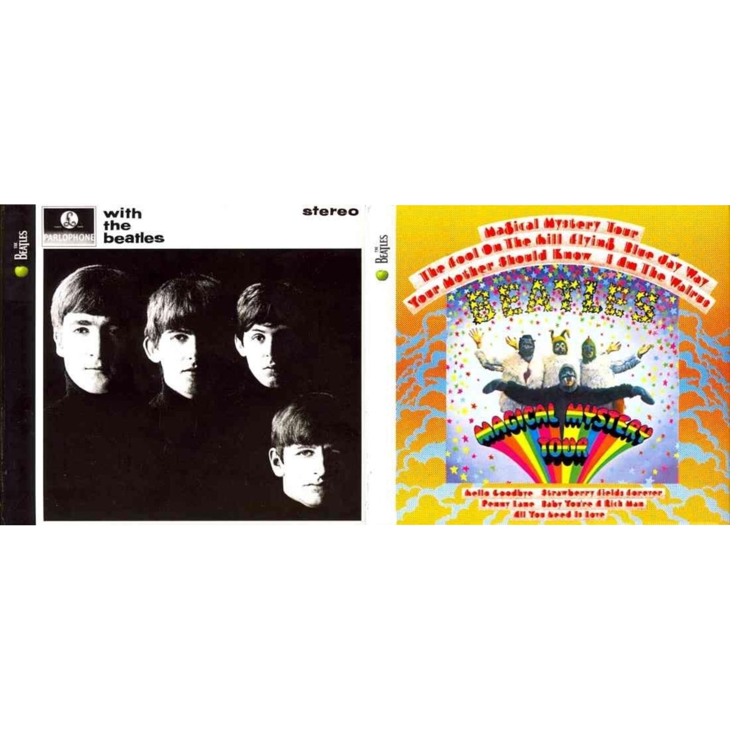 With Beatles & Magical Mystery Tour