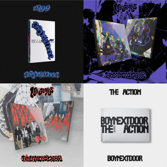 19.99 (Dangerous Ver.) & No Genre (Boynextdoor 4Th Ep) (No Matter Ver.) & No Genre (Boynextdoor 4Th Ep) (No Route Ver.) & Action Boynextdoor 5Th Ep (Loading Ver.)