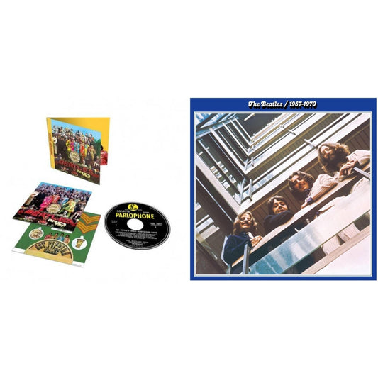 This is a 2 CD SKU bundle.
1.This CD is brand new.Format: CDThis item's title is: Beatles 1967-1970 (2023 Edition) (2CD)Artist: BeatlesBarcode: 602455920959Release Date: 11/10/2023
2.This CD is brand new.Format: CDMusic Style: Psychedelic RockThis item's title is: Sgt.