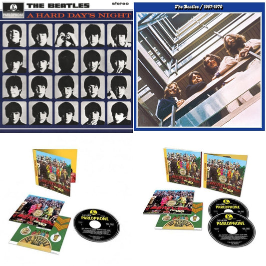 Hard Day's Night & Beatles 1967-1970 (2023 Edition) (2CD) & Sgt. Pepper's Lonely Hearts Club Band (Anniversary Edition) & Sgt. Pepper's Lonely Hearts Club Band (2CD)(Deluxe Edition)