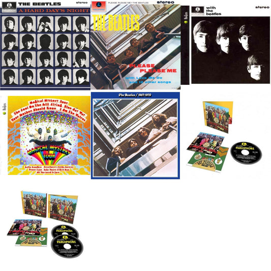 Hard Day's Night & Please Please Me & With Beatles & Magical Mystery Tour & Beatles 1967-1970 (2023 Edition) (2CD) & Sgt. Pepper's Lonely Hearts Club Band (Anniversary Edition) & Sgt. Pepper's Lonely Hearts Club Band (2CD)(Deluxe Edition)