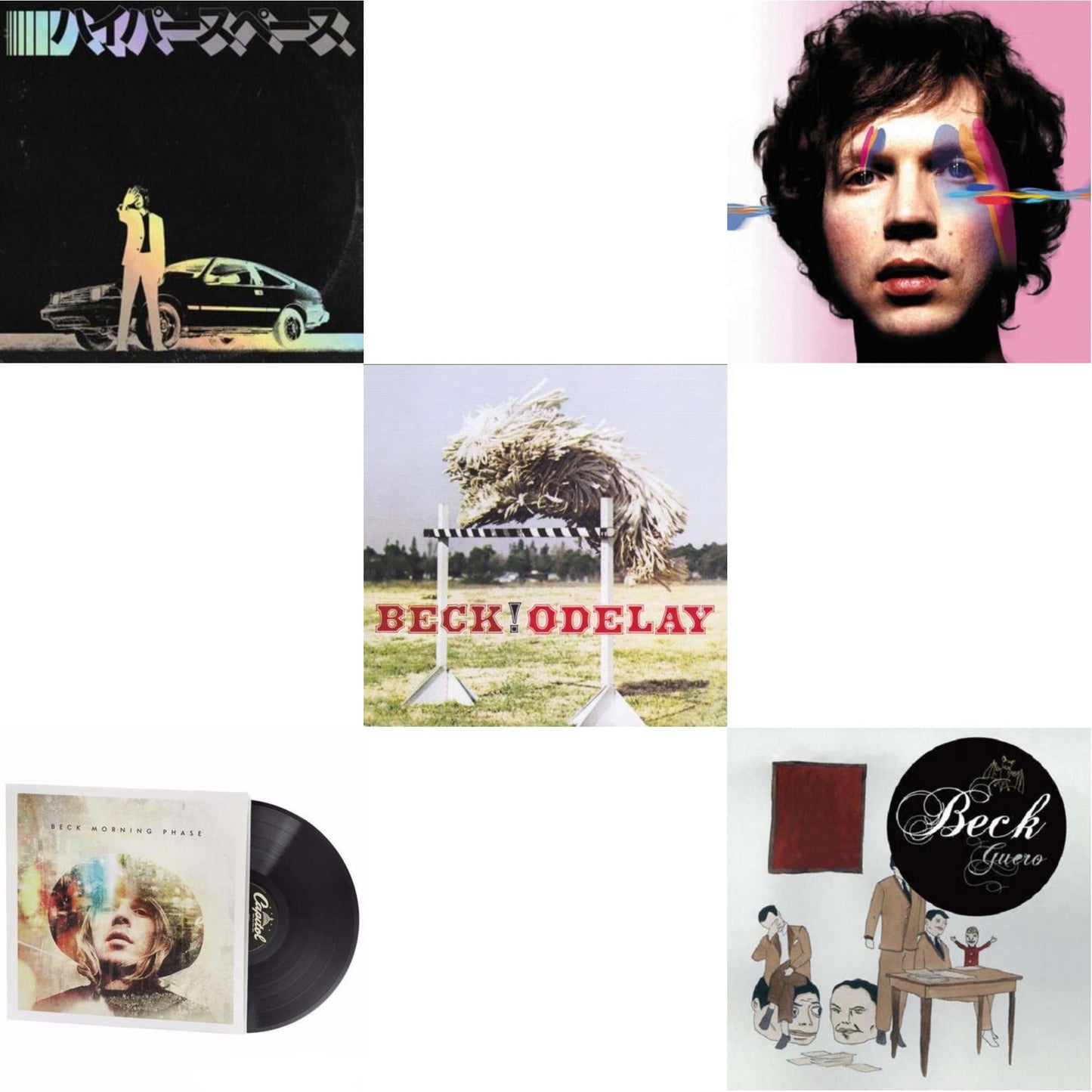 Hyperspace (2020 Deluxe Edition/Holographic Jacket/Booklet) & Morning Phase & Odelay & Sea Change (140G/Gatefold/Dl Card) & Guero