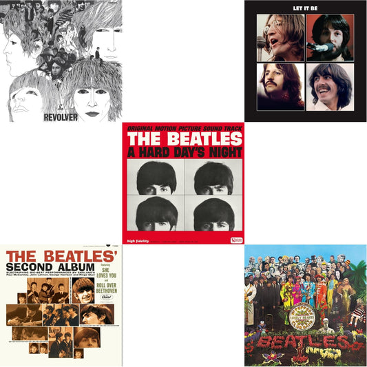 Revolver - Special Edition (Picture Disc) & Beatles Second Album  & Hard Day's Night (Ost)  & Let It Be Special Edition & Sgt. Pepper's Lonely Hearts Club Band (2017 Stereo Mix/180G/Original Stencils)