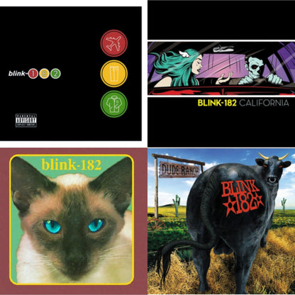 This is a 4 LP Vinyl SKU bundle.
1.This LP Vinyl is brand new.Format: LP VinylMusic Style: Pop PunkThis item's title is: Take Off Your Pants & JacketArtist: Blink-182Label: Universal Music Group InternationalBarcode: 602557005141Release Date: 10/7/2016
2.This LP Vinyl is brand new.