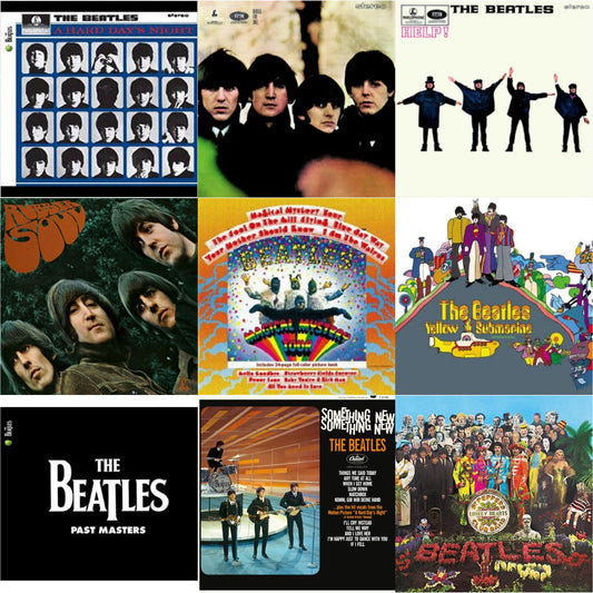 Hard Day's Night & Beatles For Sale & Help & Rubber Soul & Magical Mystery Tour & Yellow Submarine & Past Masters 1 & 2 & Something New  & Sgt. Pepper's Lonely Hearts Club Band (2017 Stereo Mix/180G/Original Stencils)