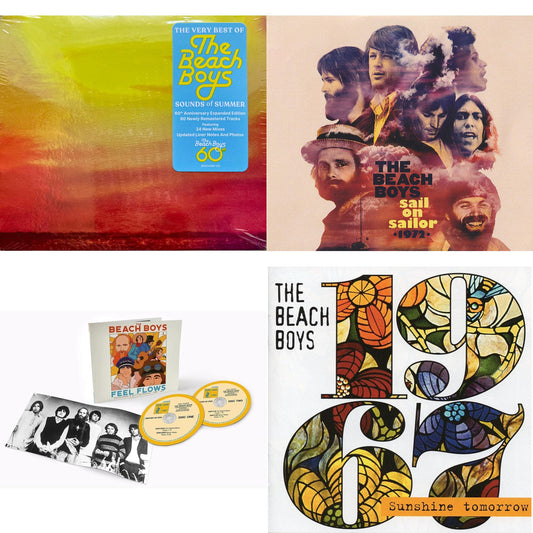 Sounds Of Summer: The Very Best Of The Beach Boys (Expanded Edition/3CD) & Sail On Sailor (2CD) & Feel Flows: The Sunflower & Surf's Up Sessions 1969-1971 (2CD) & 1967 - Sunshine Tomorrow