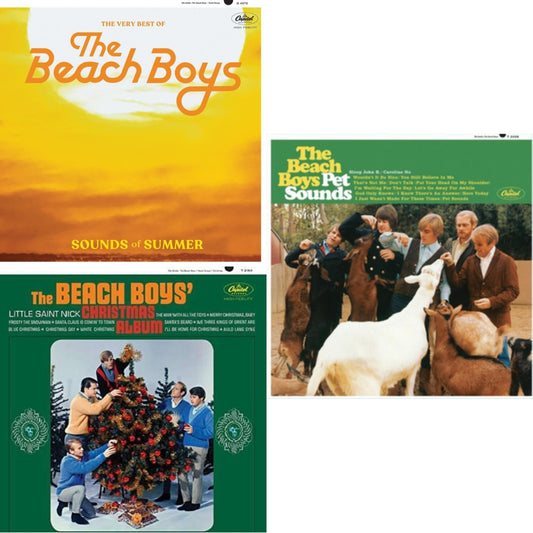 Sounds Of Summer: The Very Best Of The Beach Boys (Remastered/2LP) & Beach Boys' Christmas Album (Mono) & Pet Sounds (Stereo)