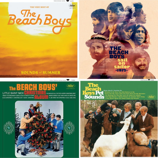 Sounds Of Summer: The Very Best Of The Beach Boys (Remastered/2LP) & Sail On Sailor (2LP/7Inch) & Beach Boys' Christmas Album (Mono) & Pet Sounds (Stereo)