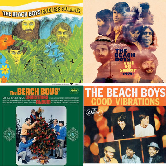 Endless Summer & Sail On Sailor (2LP/7Inch) & Beach Boys' Christmas Album (Mono) & Good Vibrations (Orange/Yellow Swirl-Marble LP Vinyl)