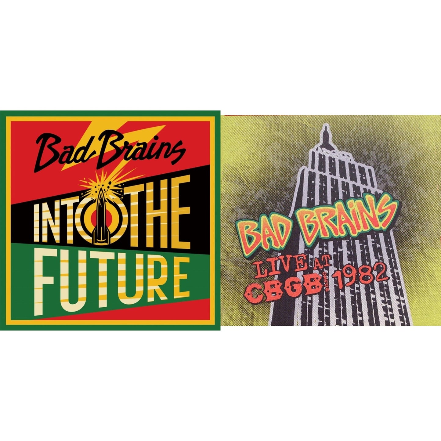 Into The Future (Green, Yellow, Red Splatter LP Vinyl) & Live At Cbgb (Special Edition LP Vinyl)
