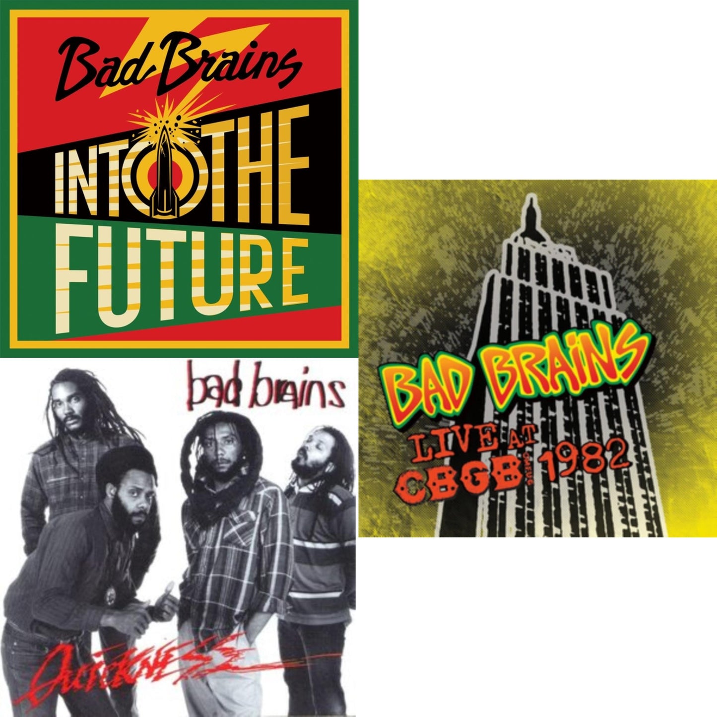 Into The Future (Green, Yellow, Red Splatter LP Vinyl) & Quickness & Live At Cbgb (Special Edition LP Vinyl)