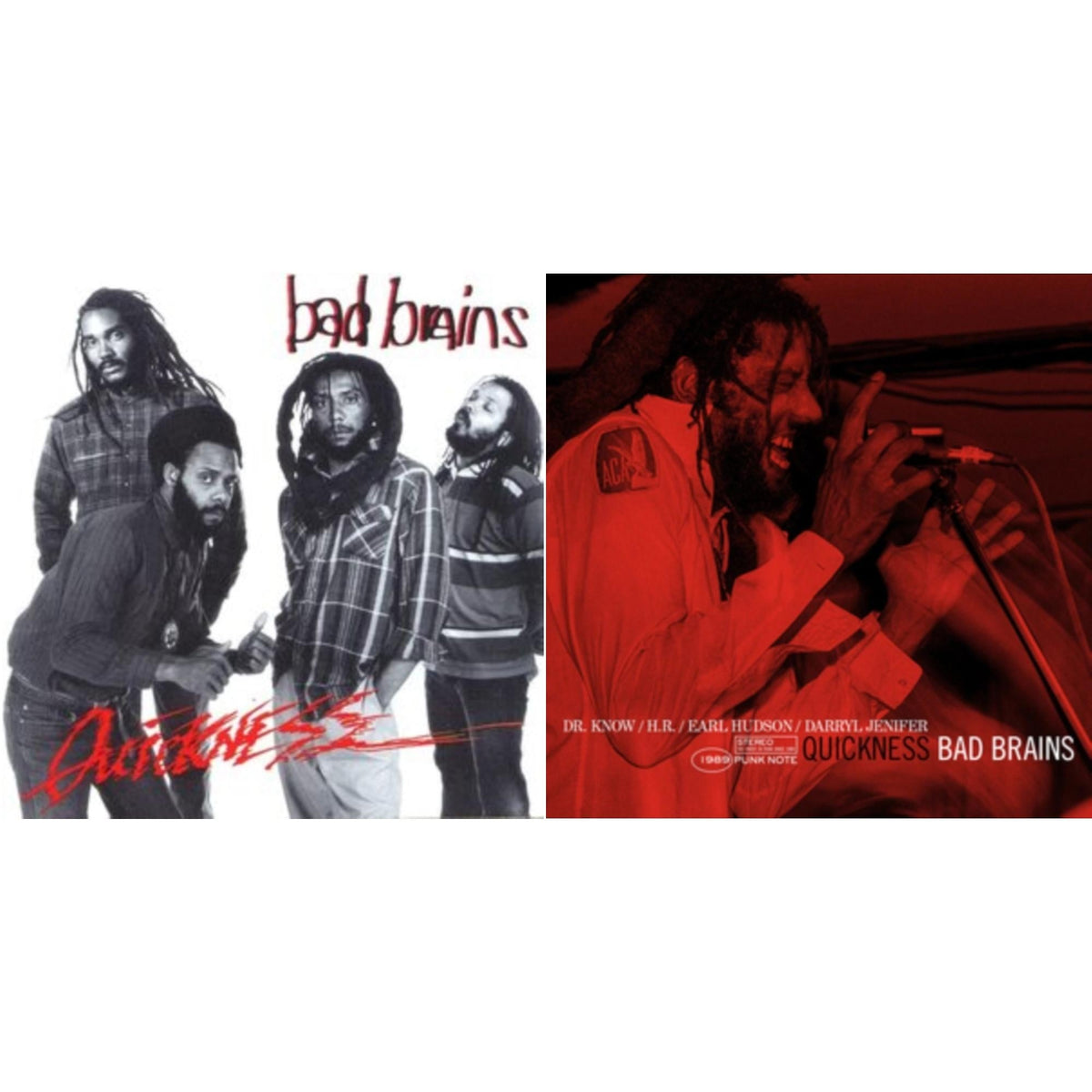 Bad Brains - Quickness & Quickness (Punk Note) - LP Vinyl Bundle