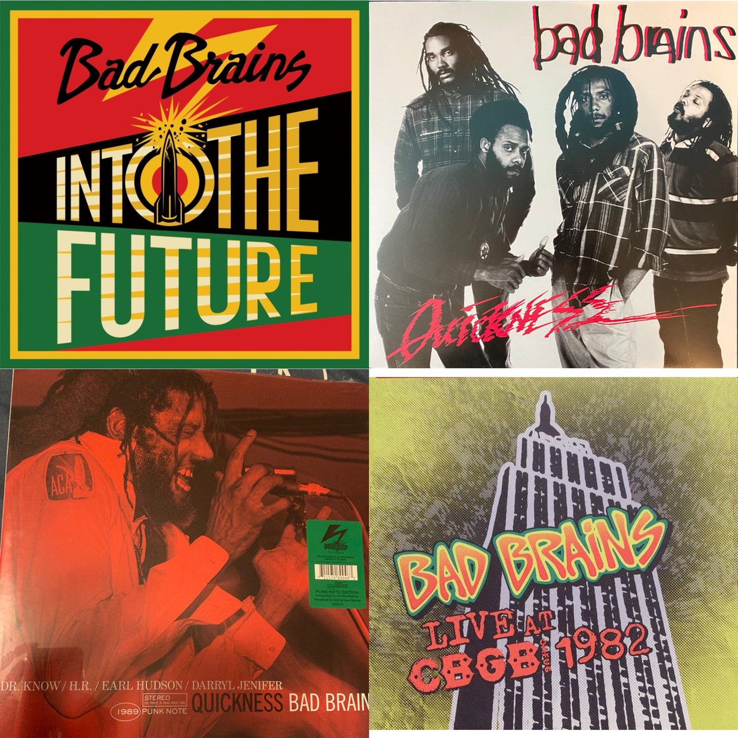 Into The Future (Green, Yellow, Red Splatter LP Vinyl) & Quickness & Quickness (Punk Note) & Live At Cbgb (Special Edition LP Vinyl)