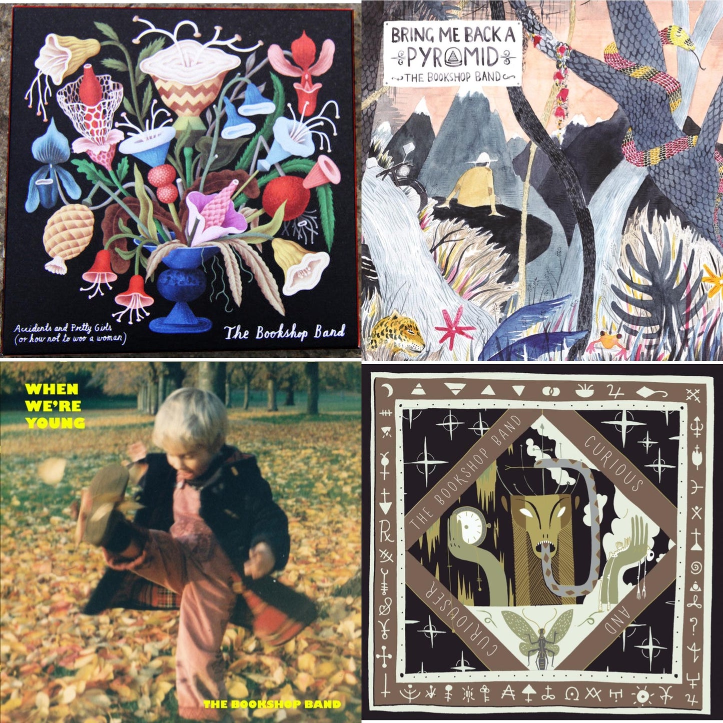Accidents & Pretty Girls & Bring Me Back A Pyramid & When We’Re Young & Curious & Curiouser
