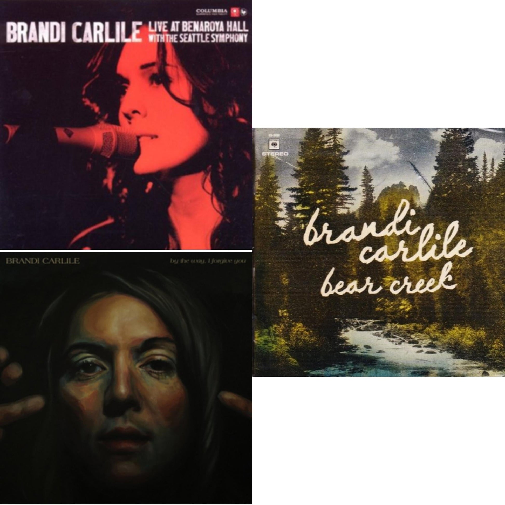 This is a 3 CD SKU bundle.
1.This CD is brand new.Format: CDMusic Style: NoiseThis item's title is: Live At Benaroya Hall With The Seattle SymphonyArtist: Brandi CarlileLabel: LEGACYBarcode: 886978508720Release Date: 5/3/2011
2.This CD is brand new.