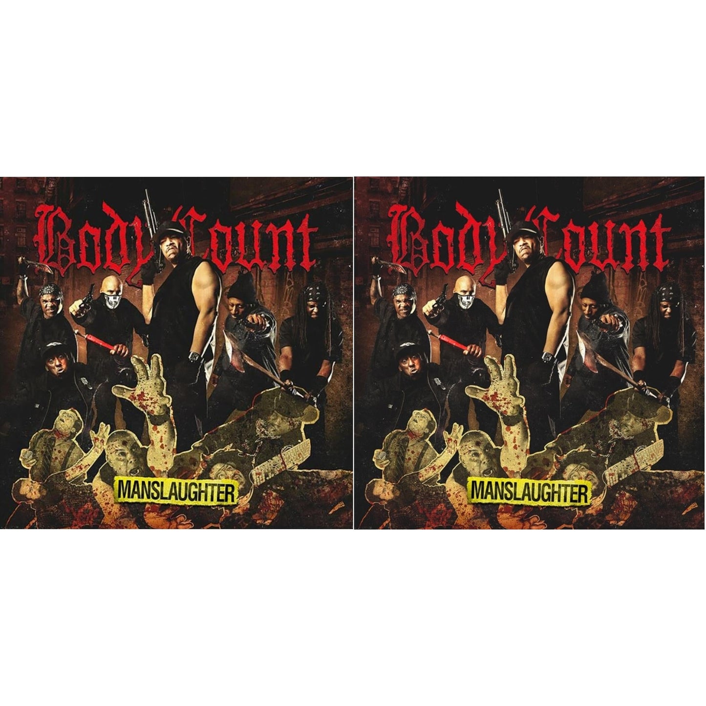 This is a 2 LP Vinyl SKU bundle.
1.This LP Vinyl is brand new.Format: LP VinylMusic Style: Heavy MetalThis item's title is: Manslaughter (Cloudy Blood Red/Ultra Clear LP Vinyl)Artist: Body CountLabel: SUMERIAN RECORDSBarcode: 810121772218Release Date: 7/7/2023
2.