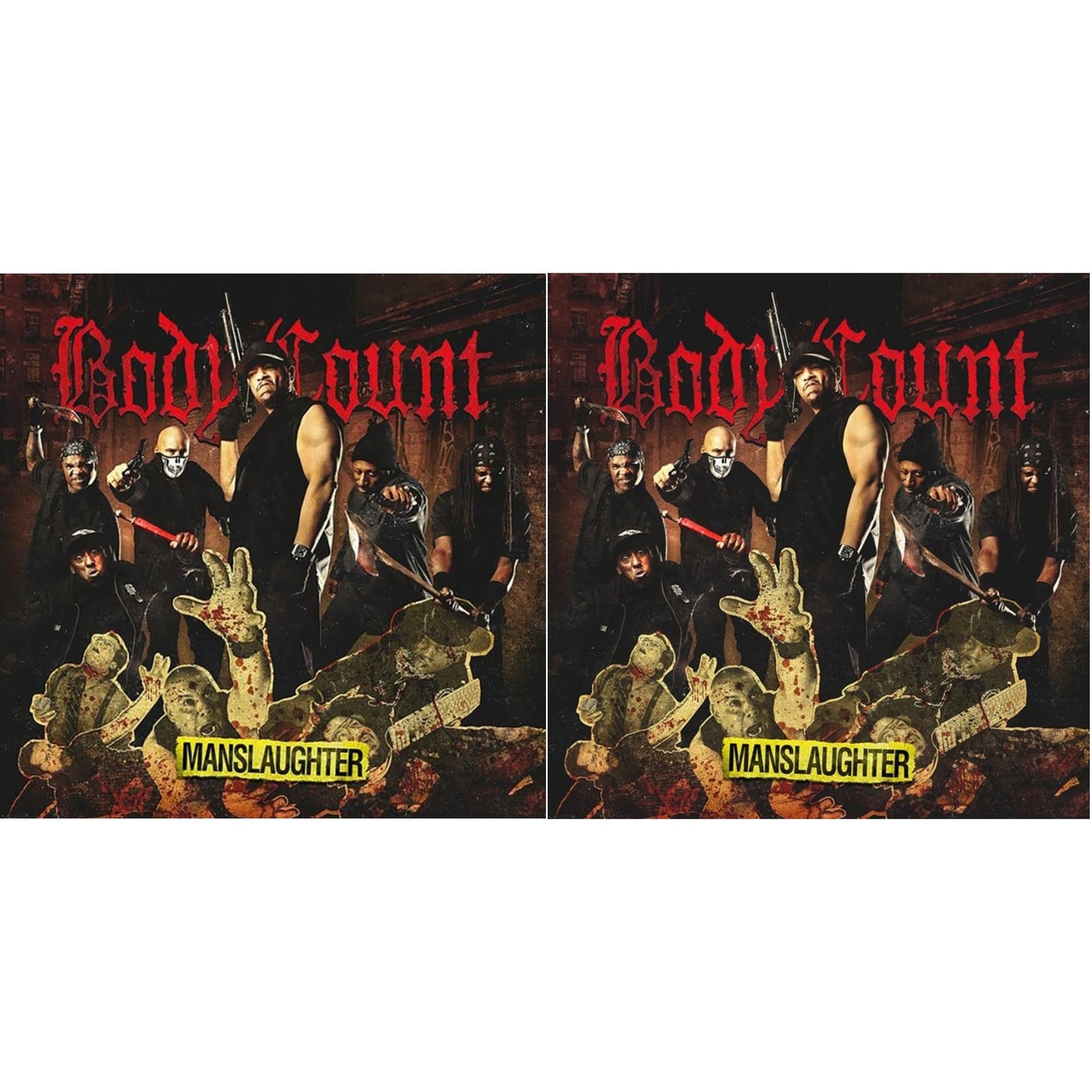 This is a 2 LP Vinyl SKU bundle.
1.This LP Vinyl is brand new.Format: LP VinylMusic Style: Heavy MetalThis item's title is: Manslaughter (Cloudy Blood Red/Ultra Clear LP Vinyl)Artist: Body CountLabel: SUMERIAN RECORDSBarcode: 810121772218Release Date: 7/7/2023
2.