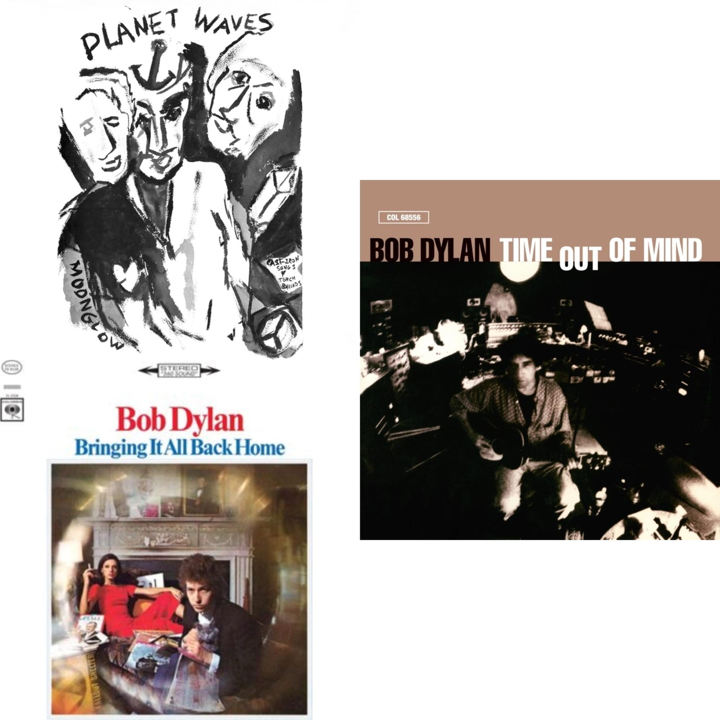 Planet Waves (150G LP Vinyl/Dl) & Bringing It All Back Home & Time Out Of Mind (2LP)