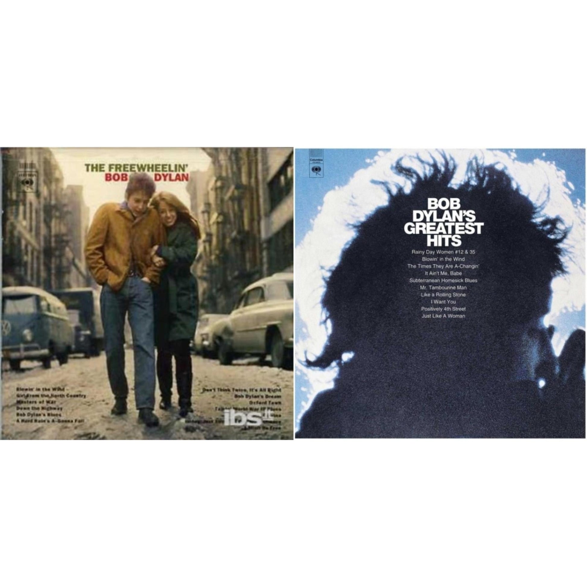 This is a 2 CD SKU bundle.
1.This CD is brand new.Format: CDMusic Style: FolkThis item's title is: Freewheelin Bob DylanArtist: Bob DylanLabel: LEGACYBarcode: 827969239629Release Date: 6/1/2004
2.This CD is brand new.