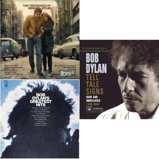 This is a 3 CD SKU bundle.
1.This CD is brand new.Format: CDMusic Style: FolkThis item's title is: Freewheelin Bob DylanArtist: Bob DylanLabel: LEGACYBarcode: 827969239629Release Date: 6/1/2004
2.This CD is brand new.