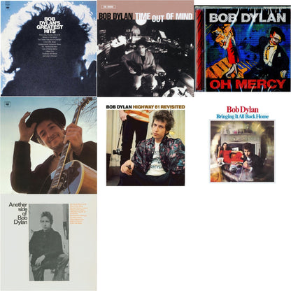 Greatest Hits Vol.1 & Time Out Of Mind & Oh Mercy & Nashville Skyline & Highway 61 Revisited & Bringing It All Back Home & Another Side Of Bob Dylan