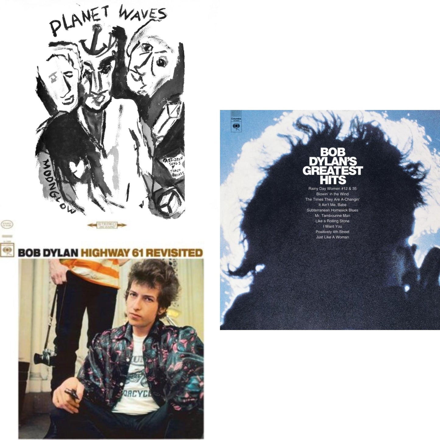Planet Waves (150G LP Vinyl/Dl) & Highway 61 Revisited & Greatest Hits (150G/Dl Card)