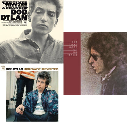 This is a 3 LP Vinyl SKU bundle.
1.This LP Vinyl is brand new.Format: LP VinylMusic Style: Folk RockThis item's title is: Blood On The Tracks (150G/Dl Insert)Artist: Bob DylanLabel: LEGACY/ COLUMBIABarcode: 190759506615Release Date: 6/28/2019
2.This LP Vinyl is brand new.