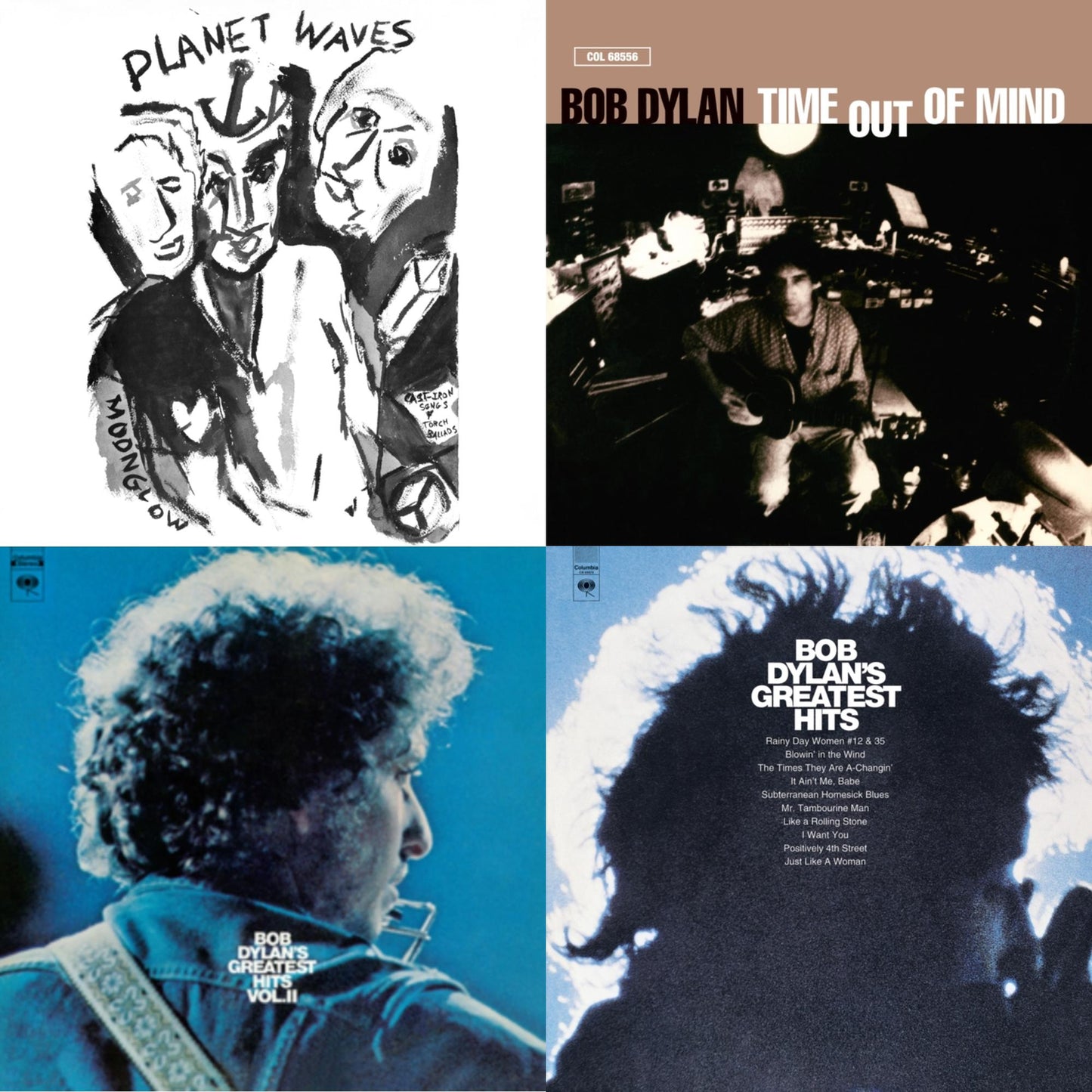 Planet Waves (150G LP Vinyl/Dl) & Time Out Of Mind (2LP) & Greatest Hits Vol. Ii (2LP) & Greatest Hits (150G/Dl Card)