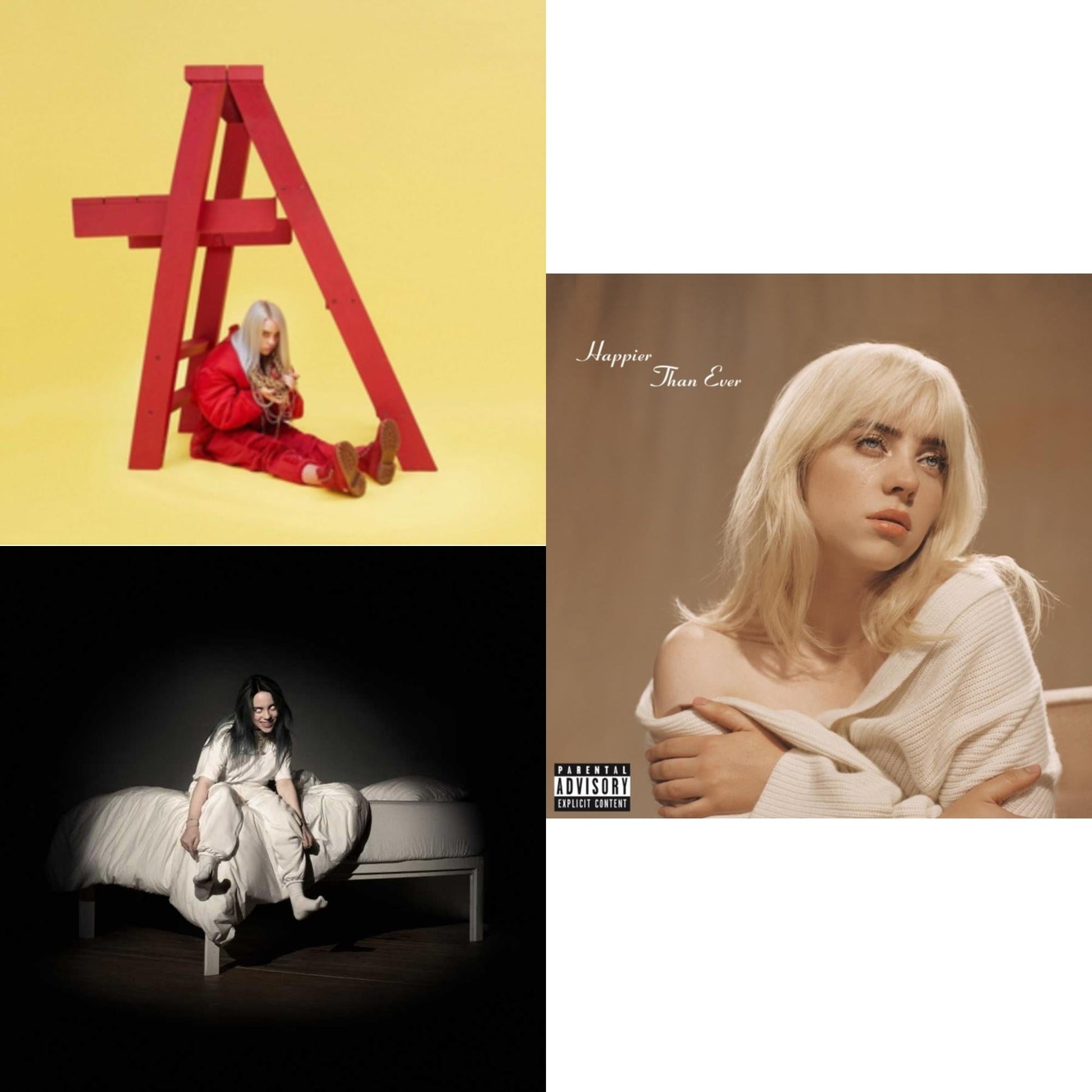 This is a 3 CD SKU bundle.
1.This CD is brand new.Format: CDMusic Style: Indie PopThis item's title is: Dont Smile At MeArtist: Billie EilishLabel: DARKROOM/INTERSCOPEBarcode: 602577992025Release Date: 7/19/2019
2.This CD is brand new.