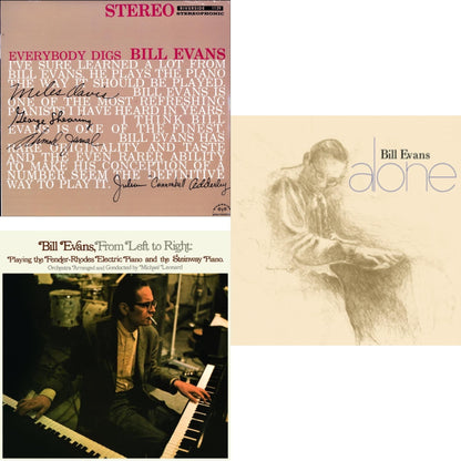 Everybody Digs Bill Evans & From Left To Right & Alone (Coloured LP Vinyl)