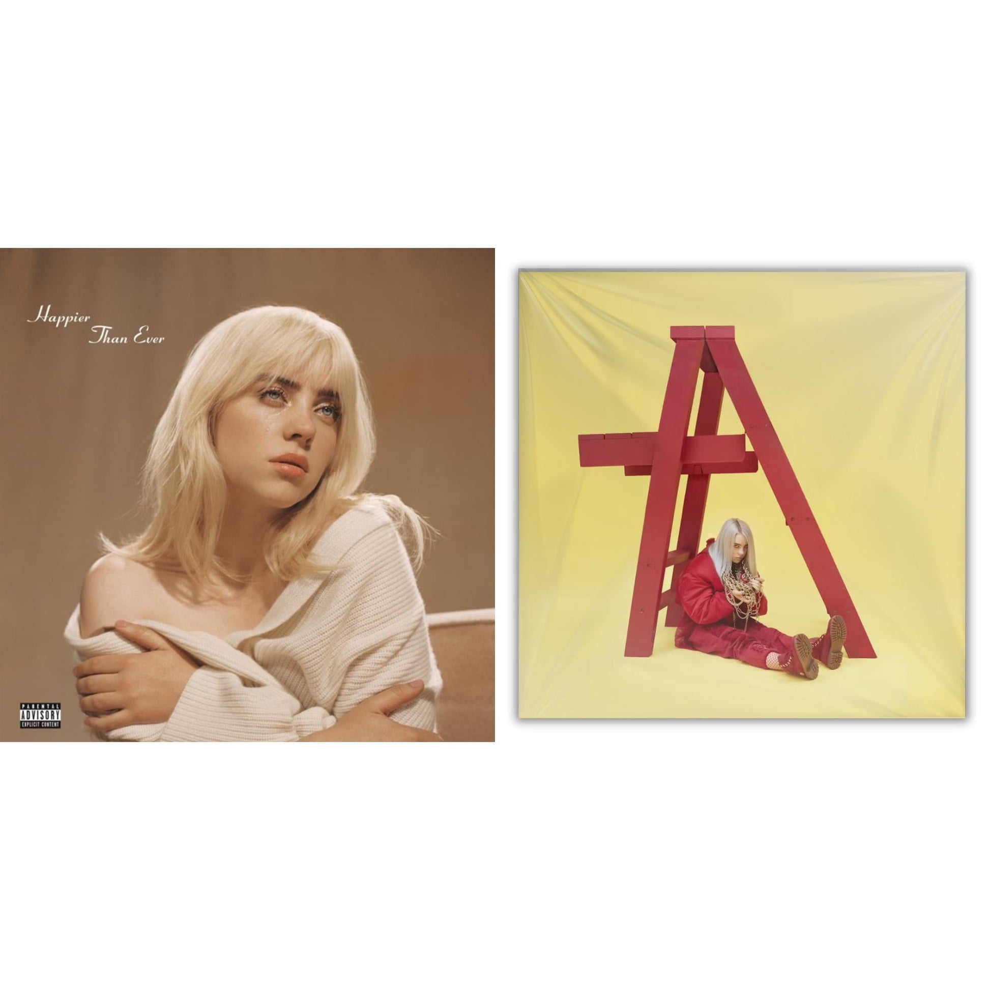 This is a 2 LP Vinyl SKU bundle.
1.This LP Vinyl is brand new.Format: LP VinylMusic Style: Indie PopThis item's title is: Happier Than Ever (X) (2LP)Artist: Billie EilishLabel: DARKROOM/INTERSCOPEBarcode: 602435973548Release Date: 7/30/2021
2.This LP Vinyl is brand new.