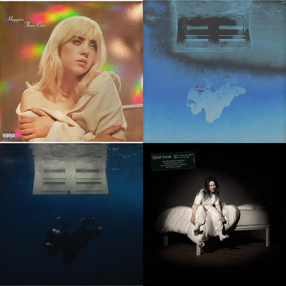 Happier Than Ever (2LP/Recycled Vinyl/Rainbow Foil Jacket) (Rsd) & Hit Me Hard & Soft (Isolated Vocals) (Cream White LP Vinyl) & Hit Me Hard & Soft (Anniversary Edition/Blue & Orange Splatter LP Vinyl)
