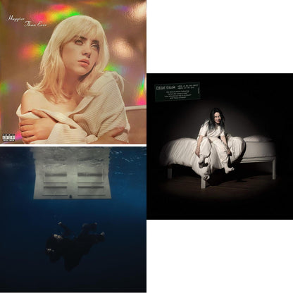Happier Than Ever (2LP/Recycled Vinyl/Rainbow Foil Jacket) (Rsd) & Hit Me Hard & Soft (Anniversary Edition/Blue & Orange Splatter LP Vinyl) & When We All Fall Asleep, Where Do We Go? (Pale Yellow LP Vinyl)