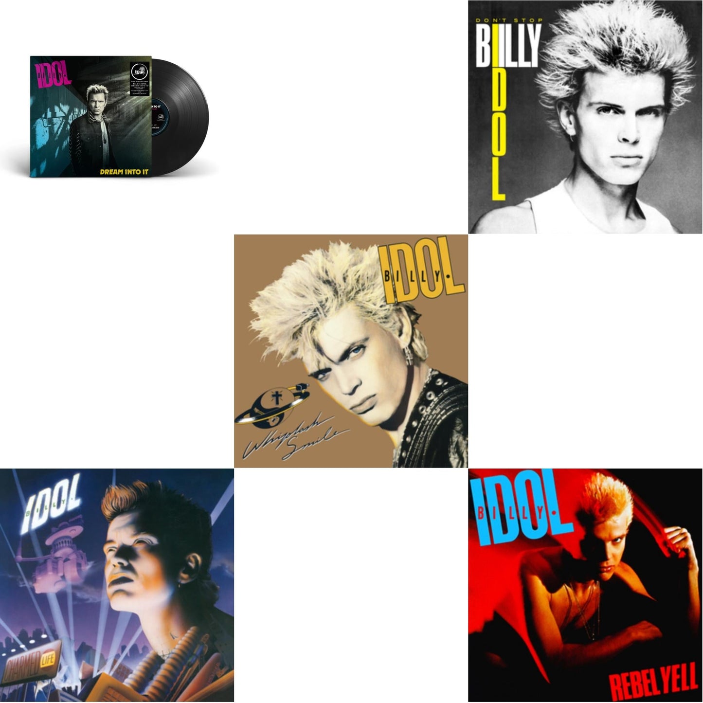 Dream Into It & Charmed Life (2LP) & Whiplash Smile & Don't Stop (Ep) & Rebel Yell